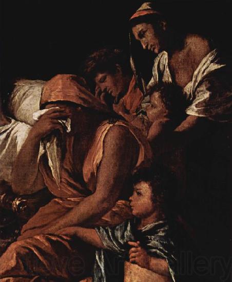 Nicolas Poussin Der Tod des Germanicus France oil painting art